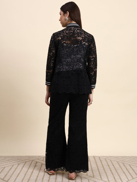 Ariya Threads Noir Edge Co-ord Set