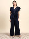 Ariya Threads Midnight Pleated Co-ord Set