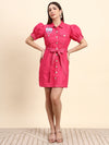Ariya Threads Nova Utility Dress (Hot Pink)