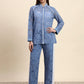 Ariya Threads Azure Lace Co-ord Set (Powder Blue)