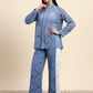 Ariya Threads Azure Lace Co-ord Set (Powder Blue)