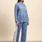 Ariya Threads Azure Lace Co-ord Set (Powder Blue)