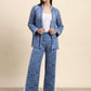 Ariya Threads Azure Lace Co-ord Set (Powder Blue)