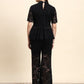 Ariya Threads Noir Black Lace Co-ord Set