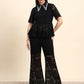 Ariya Threads Noir Black Lace Co-ord Set