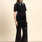 Ariya Threads Noir Black Lace Co-ord Set