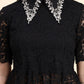 Ariya Threads Noir Black Lace Co-ord Set
