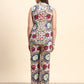 Ivory Hakoba Embroidered Co-ord Set