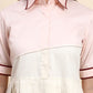 Ariya Threads Elegant Pleated Co-ord Set (Blush & Wine)