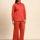 Ariya Threads Scarlet Stripe Co-ord Set