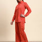 Ariya Threads Scarlet Stripe Co-ord Set