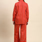 Ariya Threads Scarlet Stripe Co-ord Set