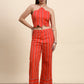 Ariya Threads Scarlet Stripe Co-ord Set