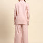 Ariya Threads Striped Co-ord Set (Blush Pink)