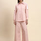 Ariya Threads Striped Co-ord Set (Blush Pink)