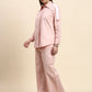 Ariya Threads Striped Co-ord Set (Blush Pink)