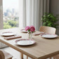 Ariya Melamine Dinner Plates 11 Inch Set of 12 | Pink Flower
