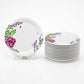 Ariya 11 Inch Melamine Dinner Plate Rosy Vine Collection Set of 12