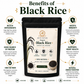 Ariya Nature Organic Black Rice 150g | High Fiber, Vegan & Antioxidant Rich
