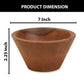 Ariya 7" Acacia Wood Salad Bowl – Handmade, Durable & Elegant for Kitchen & Dining