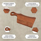 Ariya 14" Acacia Wooden Serving Platter with Chutney Bowl | Cheese & Charcuterie Board for Kitchen & Dining