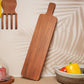 Ariya 19.5" Acacia Wooden Serving Platter with Chutney Bowl | Cheese & Charcuterie Board for Kitchen & Dining