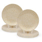 Ariya 10.5" Melamine Dinner Plates Set of 24 – Golden Mirage