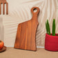 Ariya 14" Acacia Wooden Serving Platter with Chutney Bowl | Cheese & Charcuterie Board for Kitchen & Dining