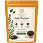Ariya Nature Organic Black Chia Seeds 200 Gram| Raw, Non-GMO, Vegan Superfood
