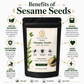 Ariya Nature Raw Sesame Seeds 150g| Premium Natural Non-GMO Sesame Seeds