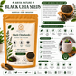 Ariya Nature Organic Black Chia Seeds 200 Gram| Raw, Non-GMO, Vegan Superfood