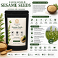 Ariya Nature Raw Sesame Seeds 150g| Premium Natural Non-GMO Sesame Seeds