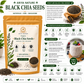Ariya Nature Organic Black Chia Seeds 150g | Raw, Non-GMO, Vegan Superfood