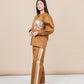 Ariya Threads Women’s Solid Co-Ord Set with Sequin Pocket Detail | Top & Pants Set