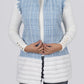 Ariya Threads Blue Frost Tweed Fur Jacket – Winter Warm Stylish