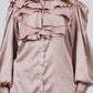 Ariya Threads Ruffle Detail Satin Shirt – Stylish Party & Formal Wear