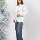 Ariya Threads Ivory Luxe Bow-Tie Satin Shirt – Elegant Party Wear