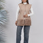 Ariya Threads Mocha Mist Tweed Fur Jacket – Premium Winter Wear