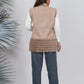 Ariya Threads Mocha Mist Tweed Fur Jacket – Premium Winter Wear