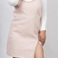 Ariya Threads Blush Glow Tweed Statement Dress with Elegant Modern Style
