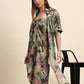 Ariya Threads Women’s Multicolour Floral-Print Belted Asymmetric Shirt Dress