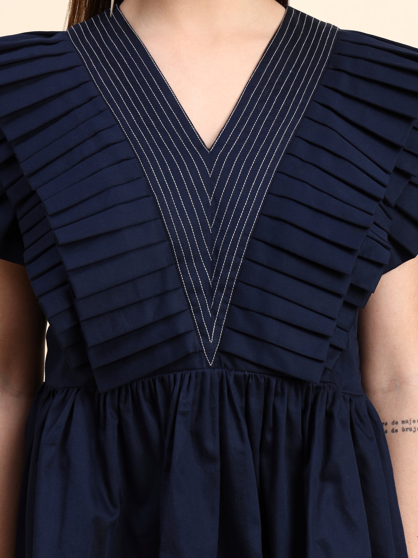 Ariya Threads Midnight Pleated Co-ord Set