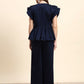 Ariya Threads Midnight Pleated Co-ord Set