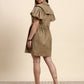 Ariya Threads Elara Ruffle Dress (Mocha Brown)