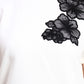 Ariya Threads Monochrome Bloom Co-ord Set (White & Black)