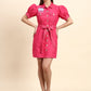 Ariya Threads Nova Utility Dress (Hot Pink)