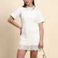 Ariya Threads Celeste Lace Dress (Ivory White)