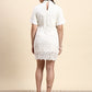 Ariya Threads Celeste Lace Dress (Ivory White)